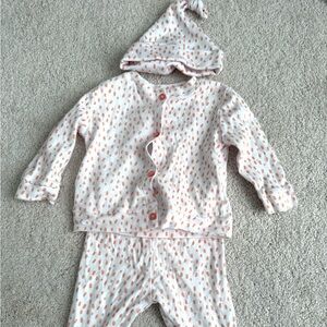 Joe Fresh Pink and White Kids 3 piece set